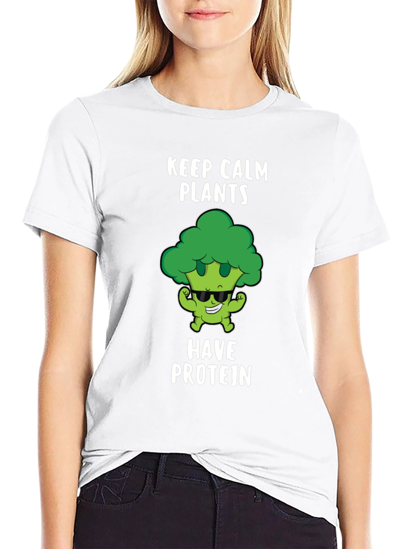 Keep Calm Plants Have Protein T-Shirt