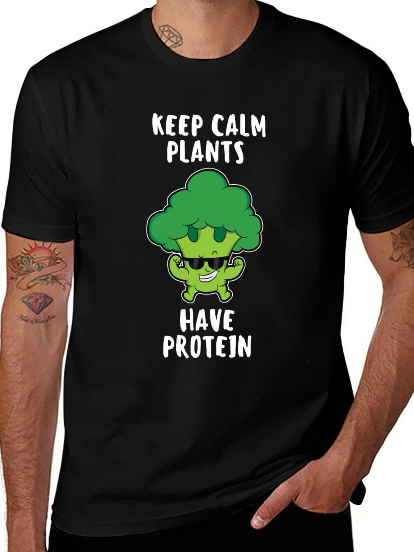 Keep Calm Plants Have Protein T-Shirt