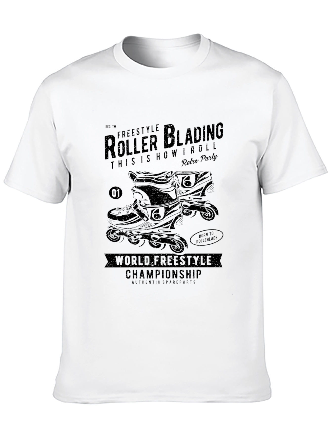 Freestyle Roller Blading Graphic Tee
