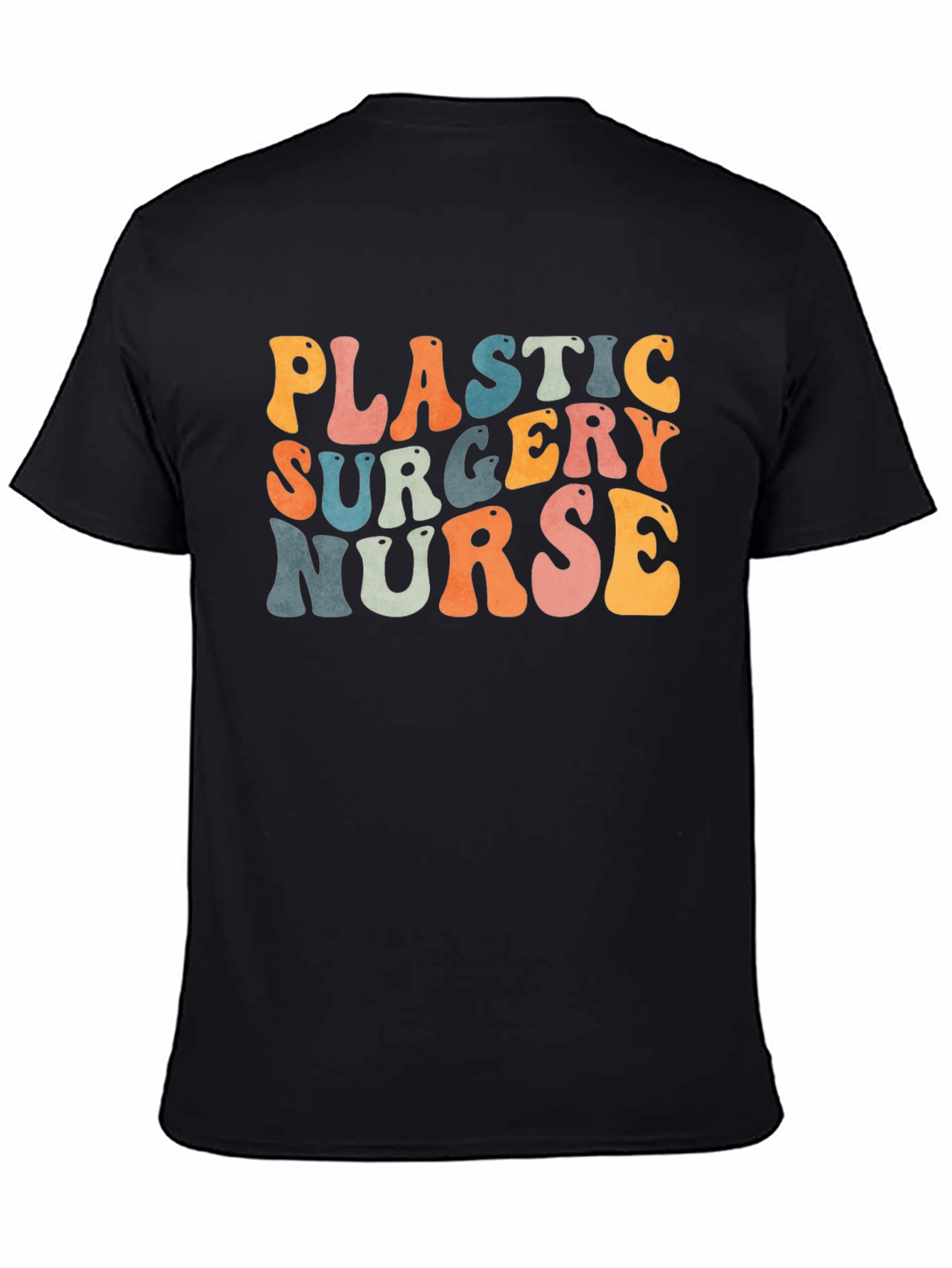 Plastic Surgery Nurse Graphic Tee Retro Design