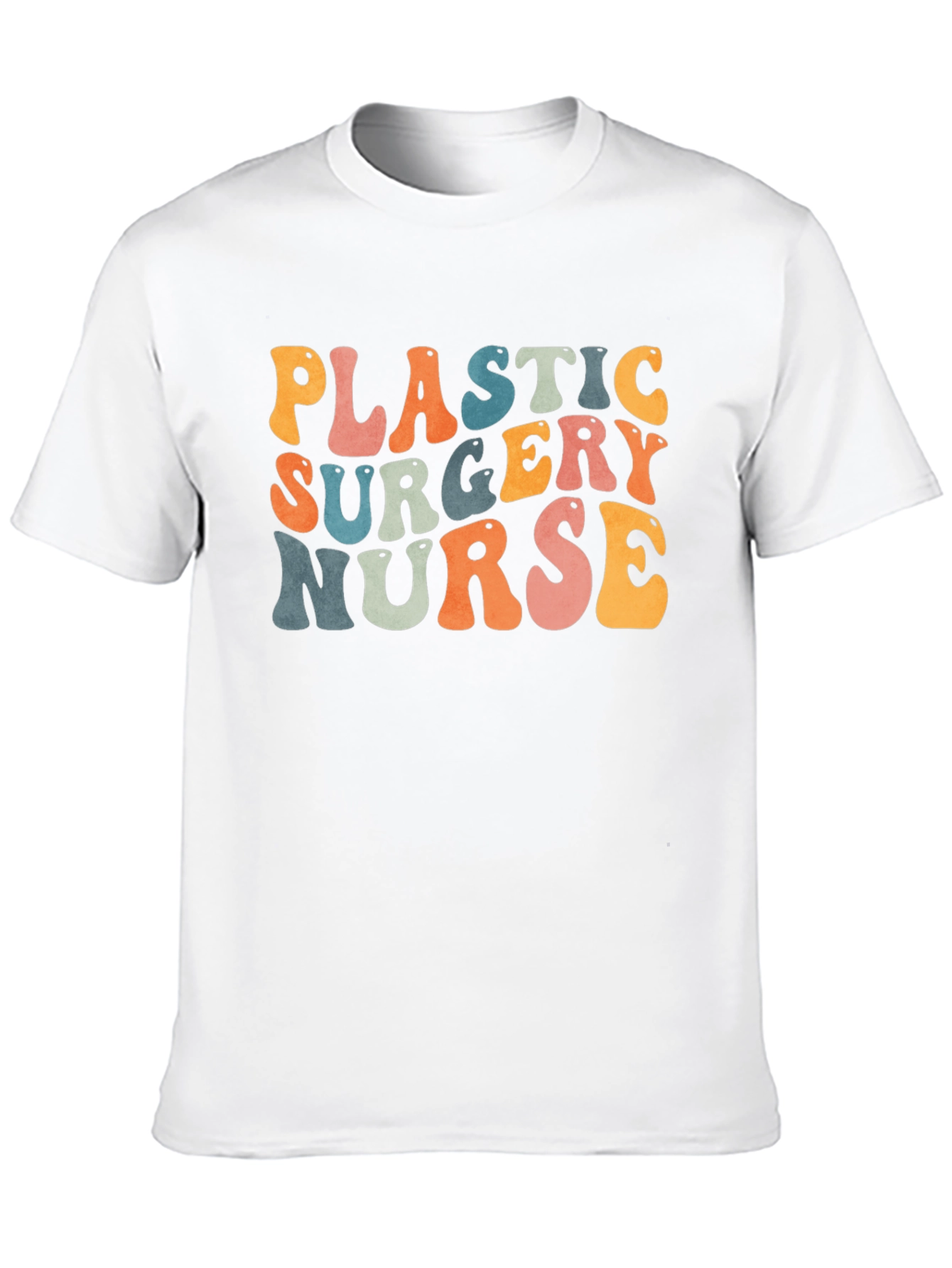 Plastic Surgery Nurse Graphic Tee Retro Design