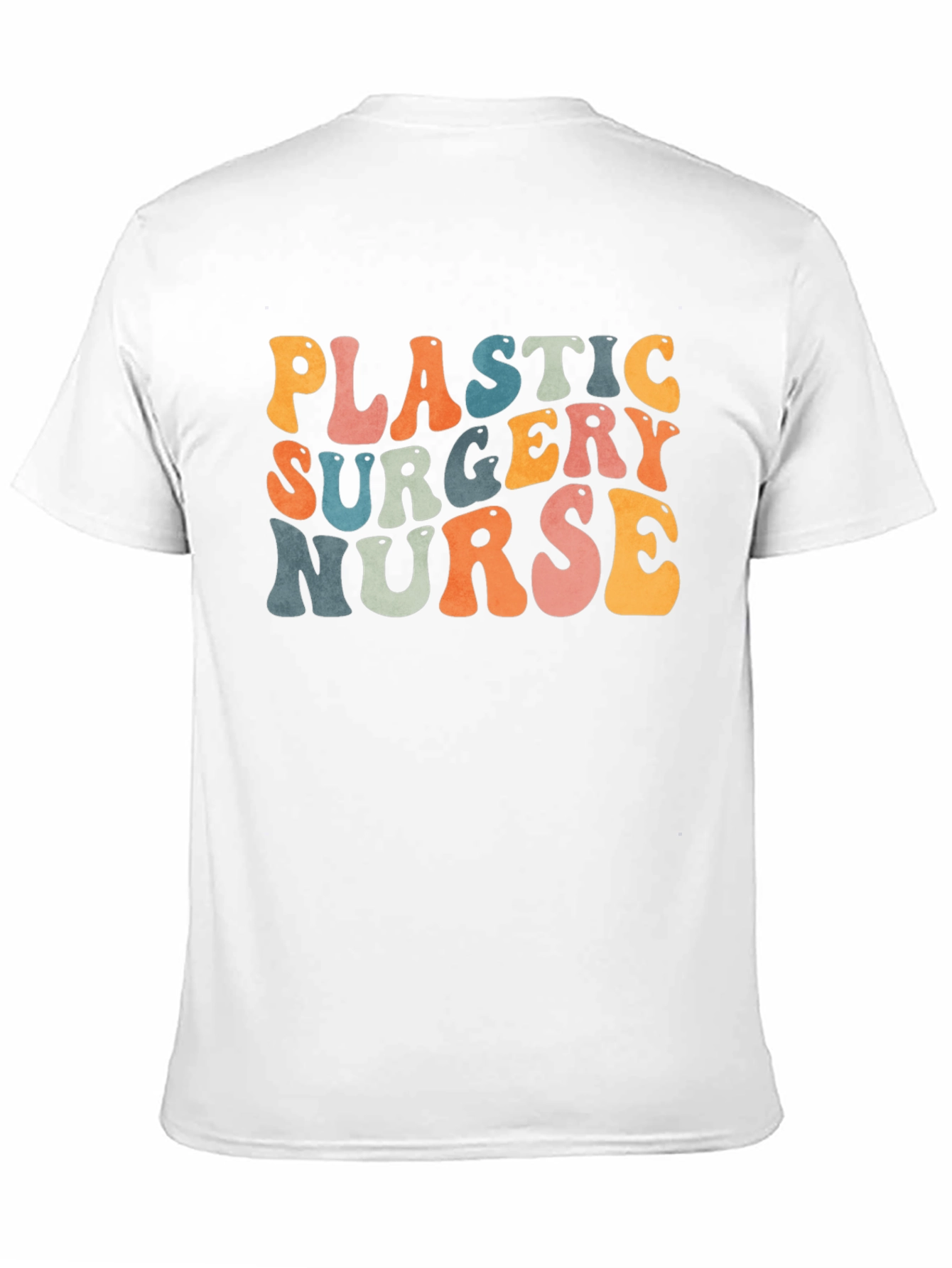 Plastic Surgery Nurse Graphic Tee Retro Design