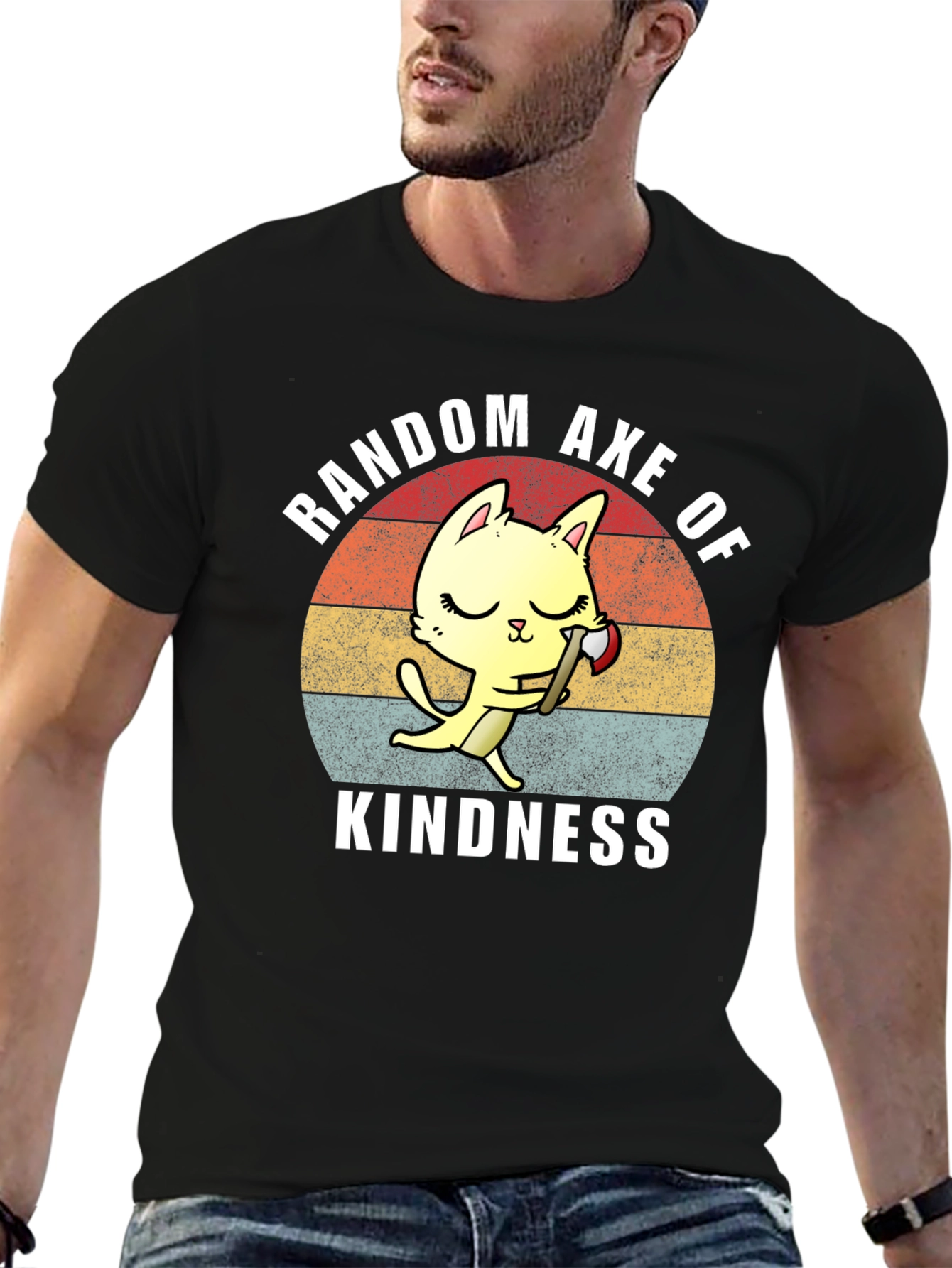 Random Axe of Kindness Cat T-Shirt
