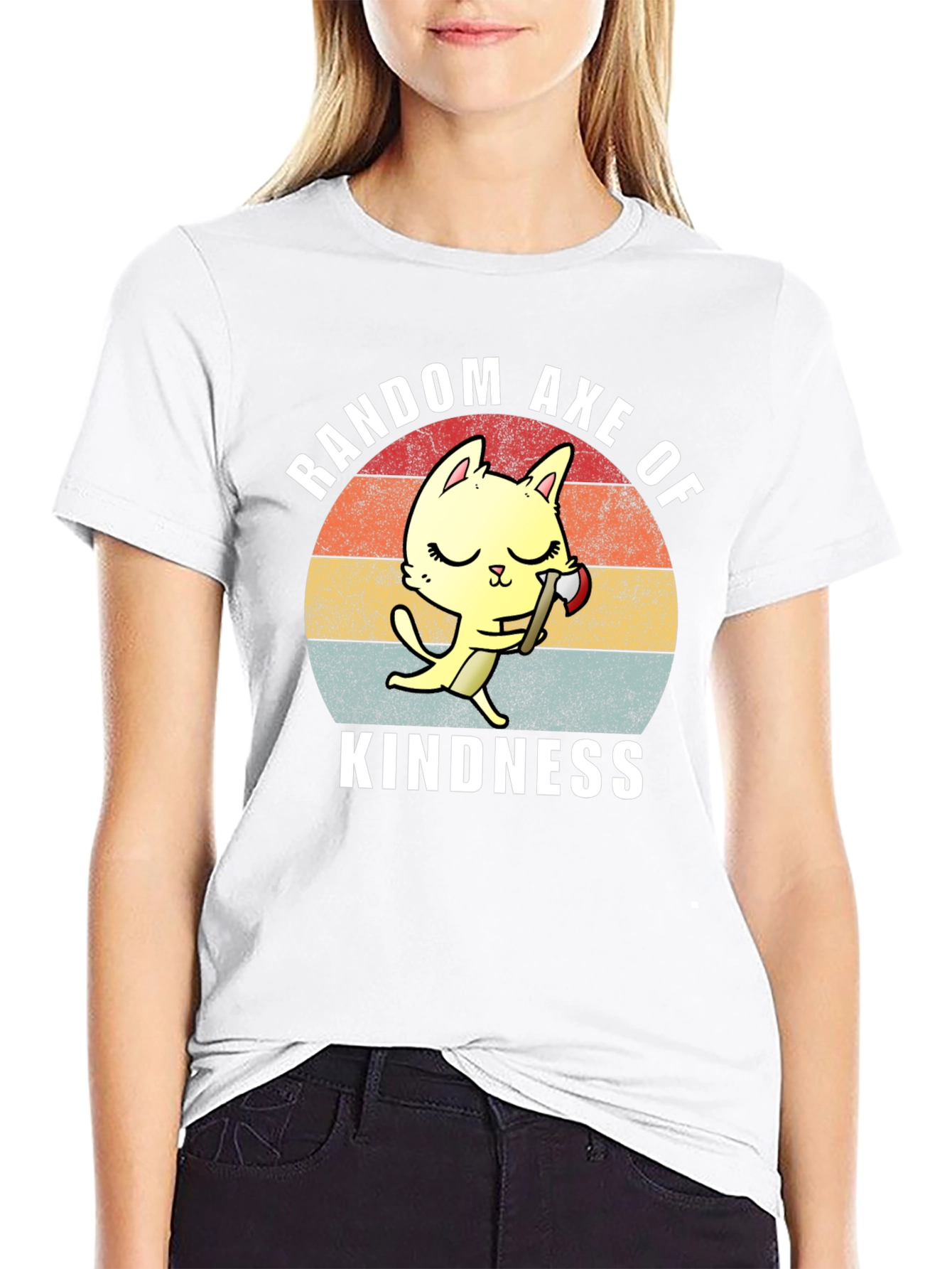 Random Axe of Kindness Cat T-Shirt