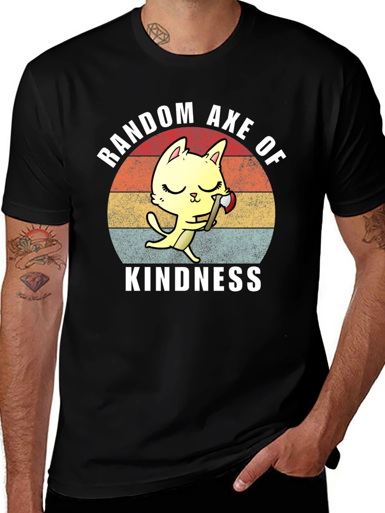 Random Axe of Kindness Cat T-Shirt