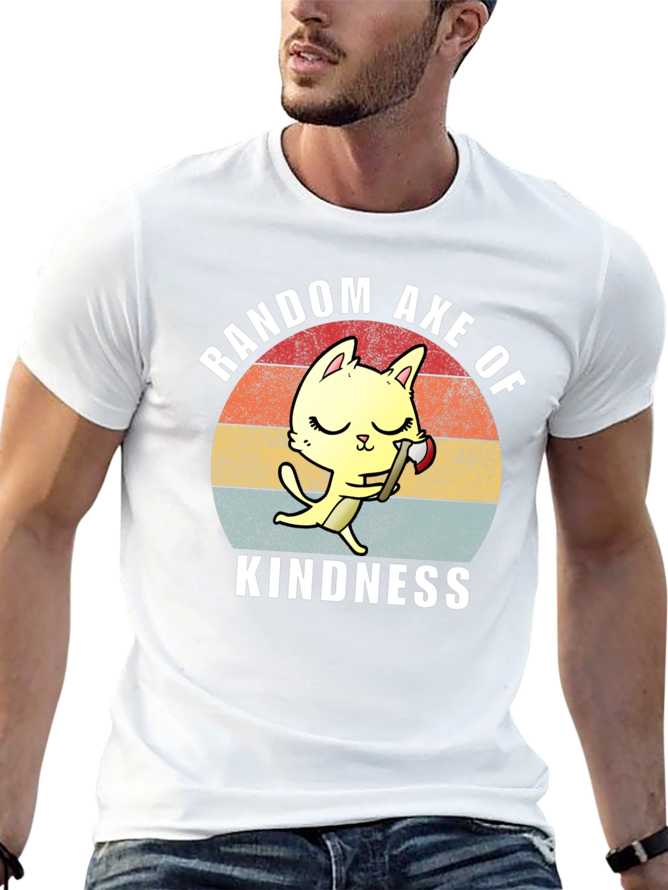 Random Axe of Kindness Cat T-Shirt