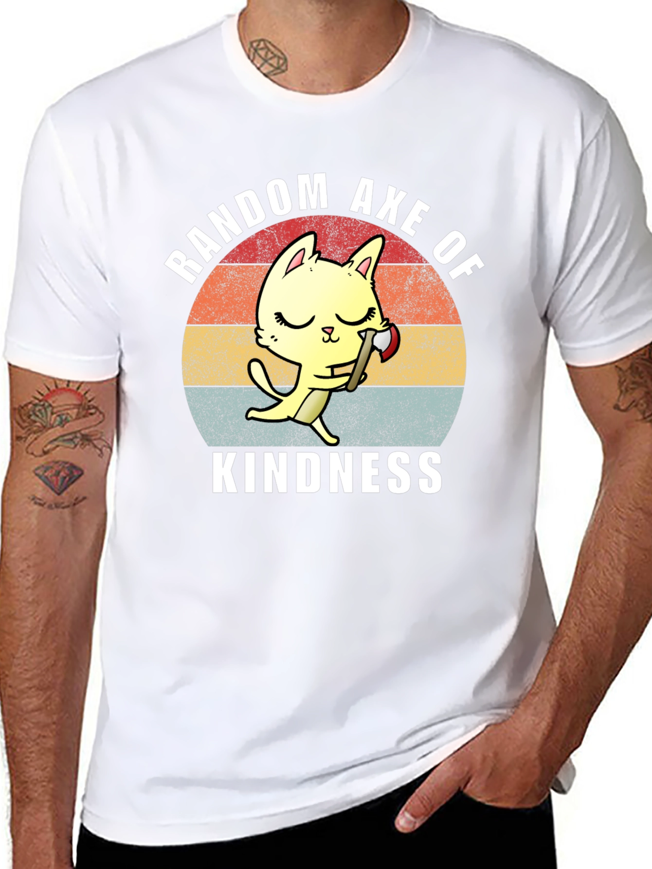 Random Axe of Kindness Cat T-Shirt