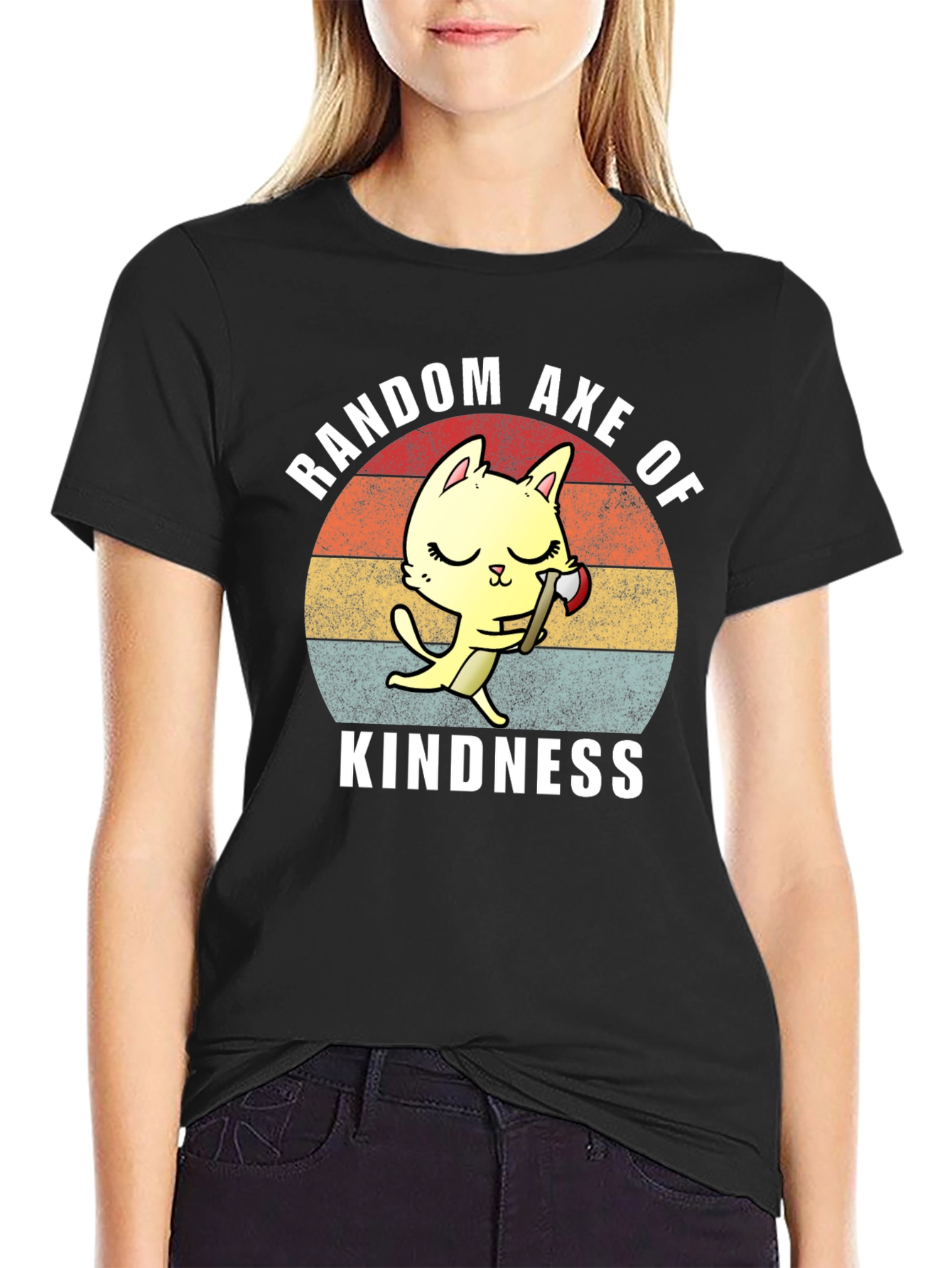 Random Axe of Kindness Cat T-Shirt