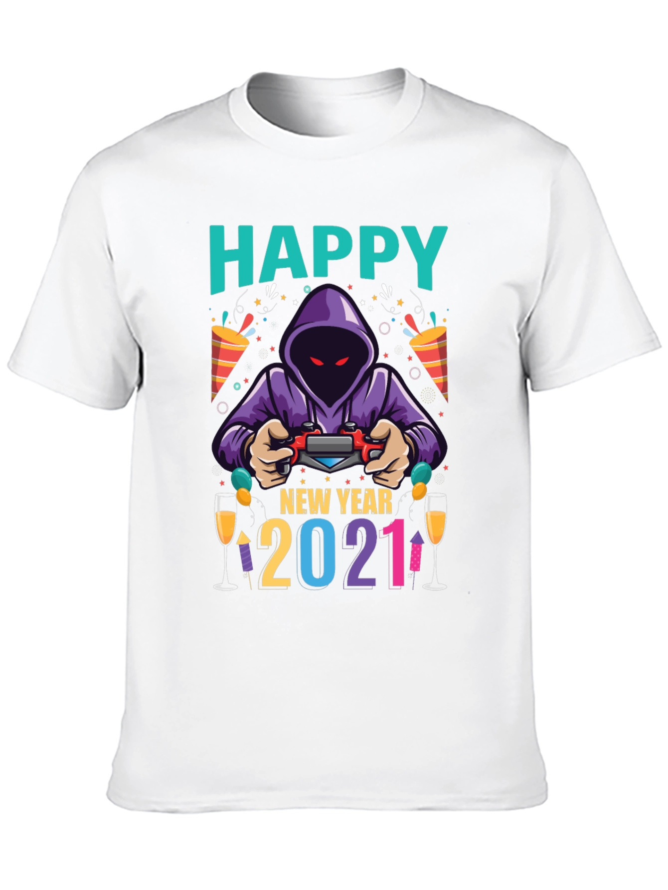Happy New Year Gamer T-Shirt - 2021