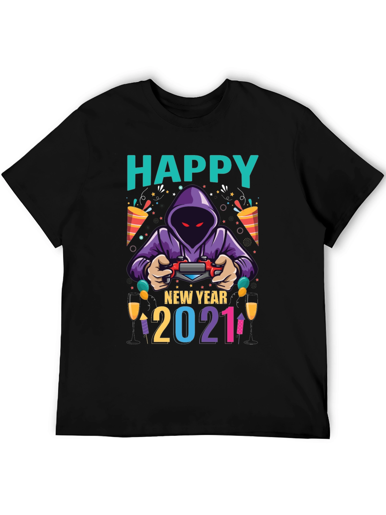 Happy New Year Gamer T-Shirt - 2021