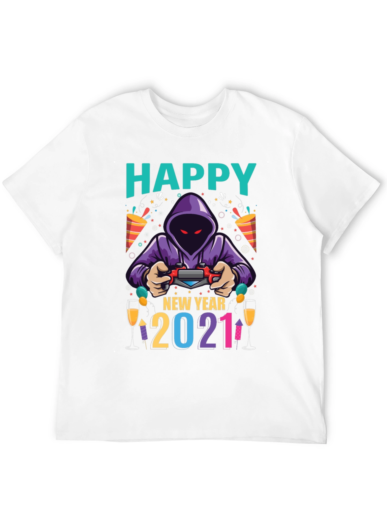 Happy New Year Gamer T-Shirt - 2021