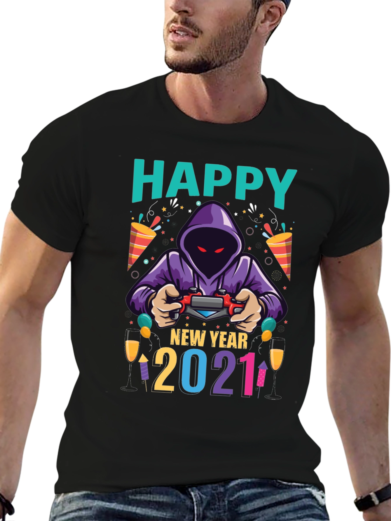 Happy New Year Gamer T-Shirt - 2021