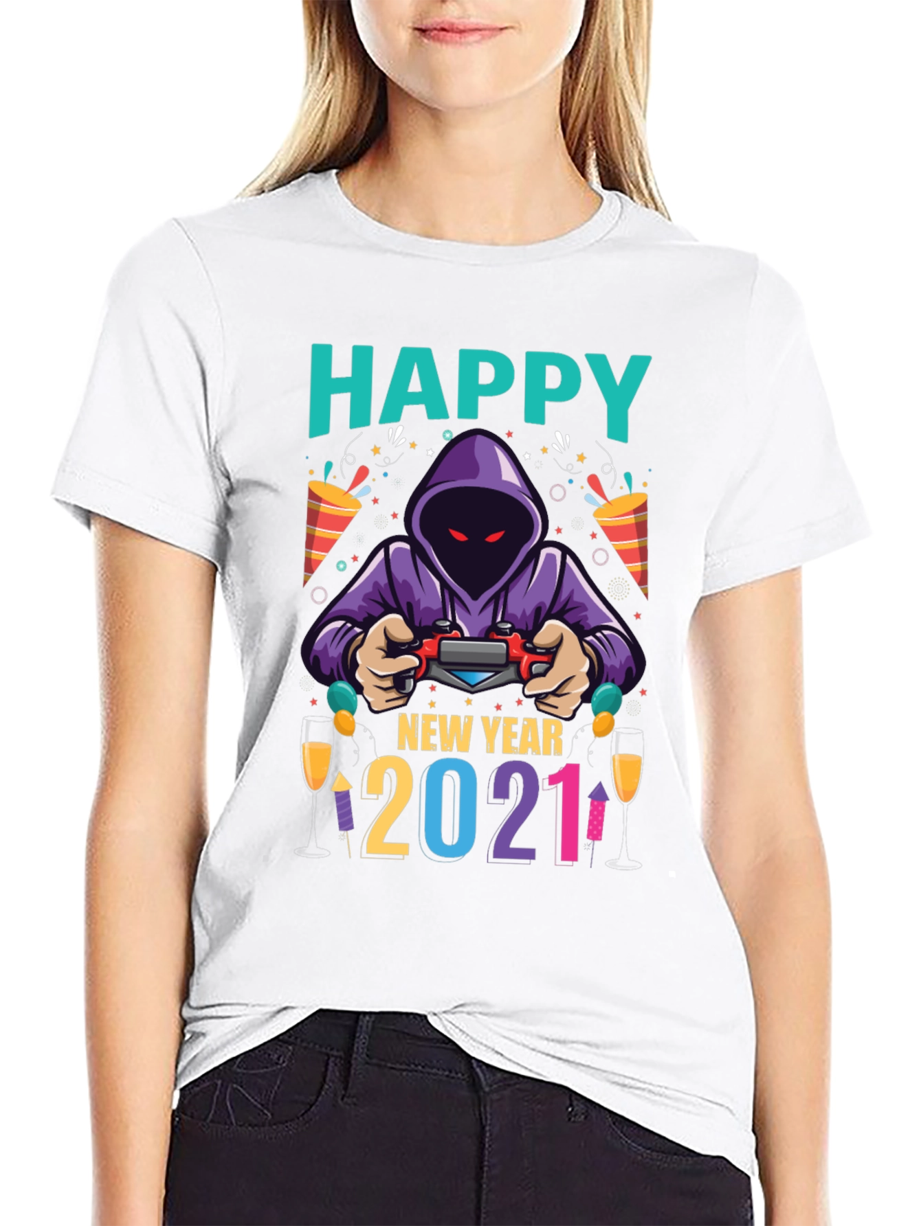 Happy New Year Gamer T-Shirt - 2021