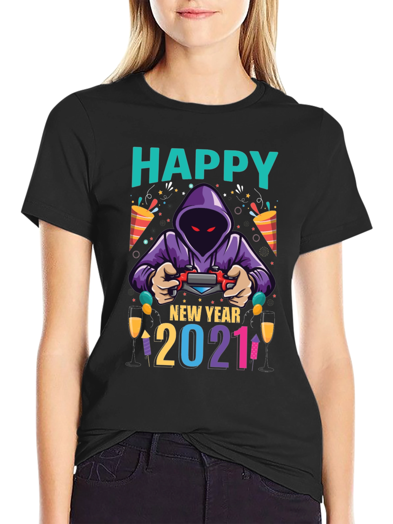 Happy New Year Gamer T-Shirt - 2021