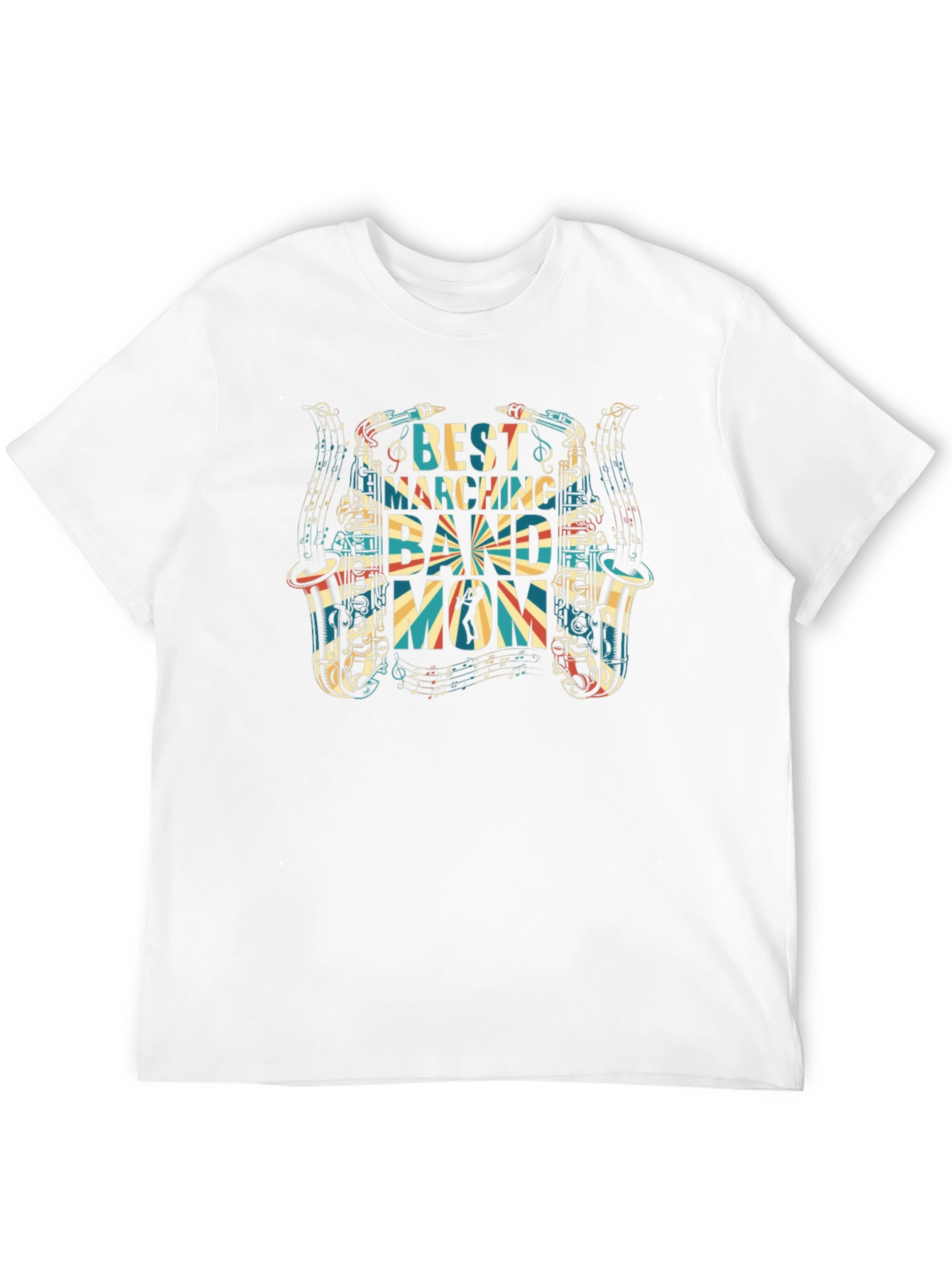 Best Marching Band Mom Graphic Tee