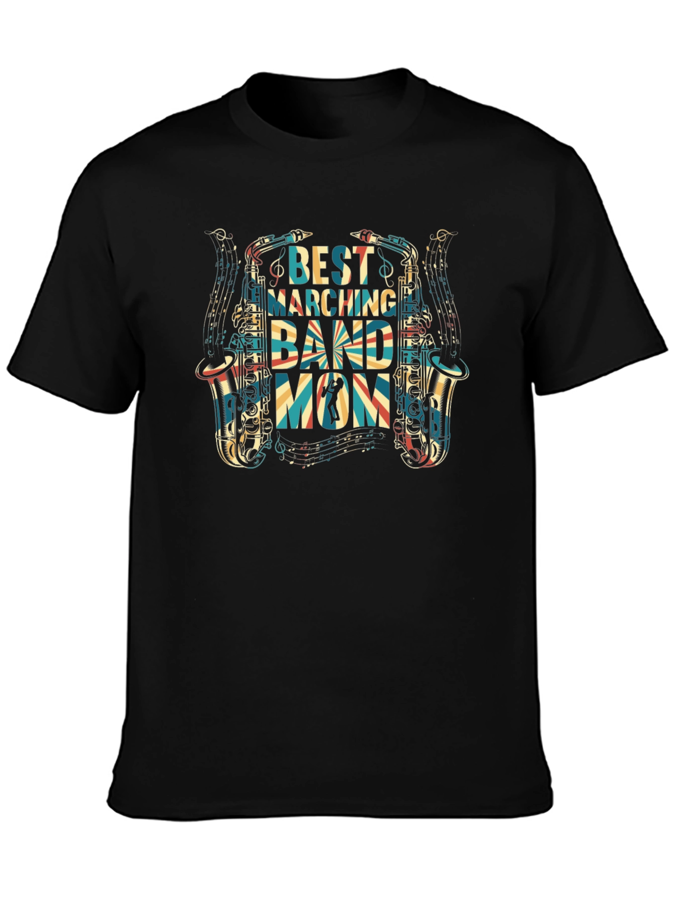 Best Marching Band Mom Graphic Tee