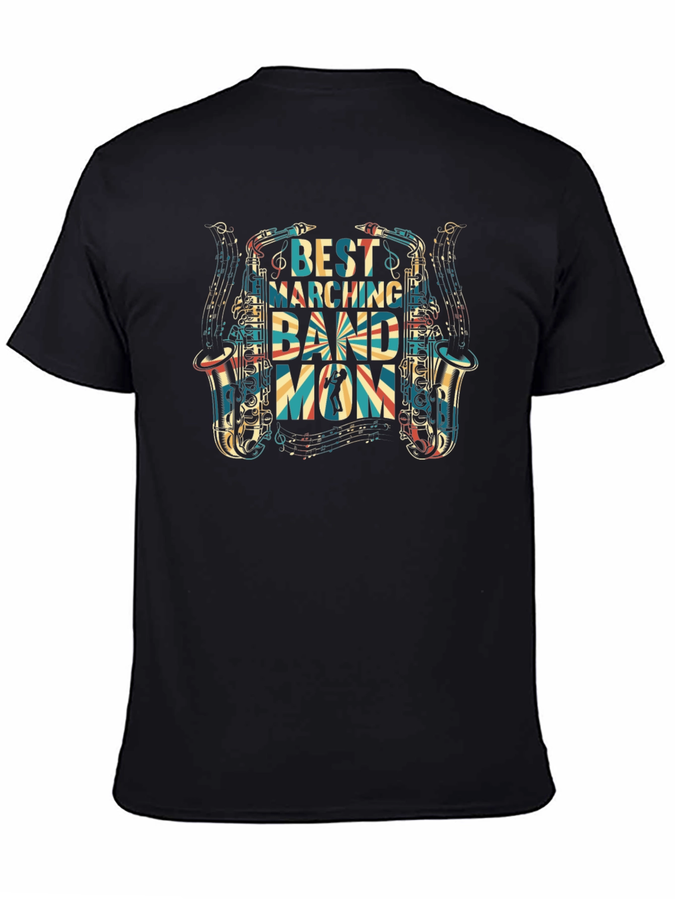 Best Marching Band Mom Graphic Tee