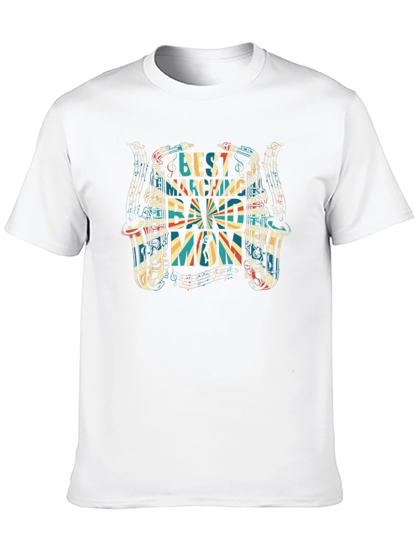 Best Marching Band Mom Graphic Tee
