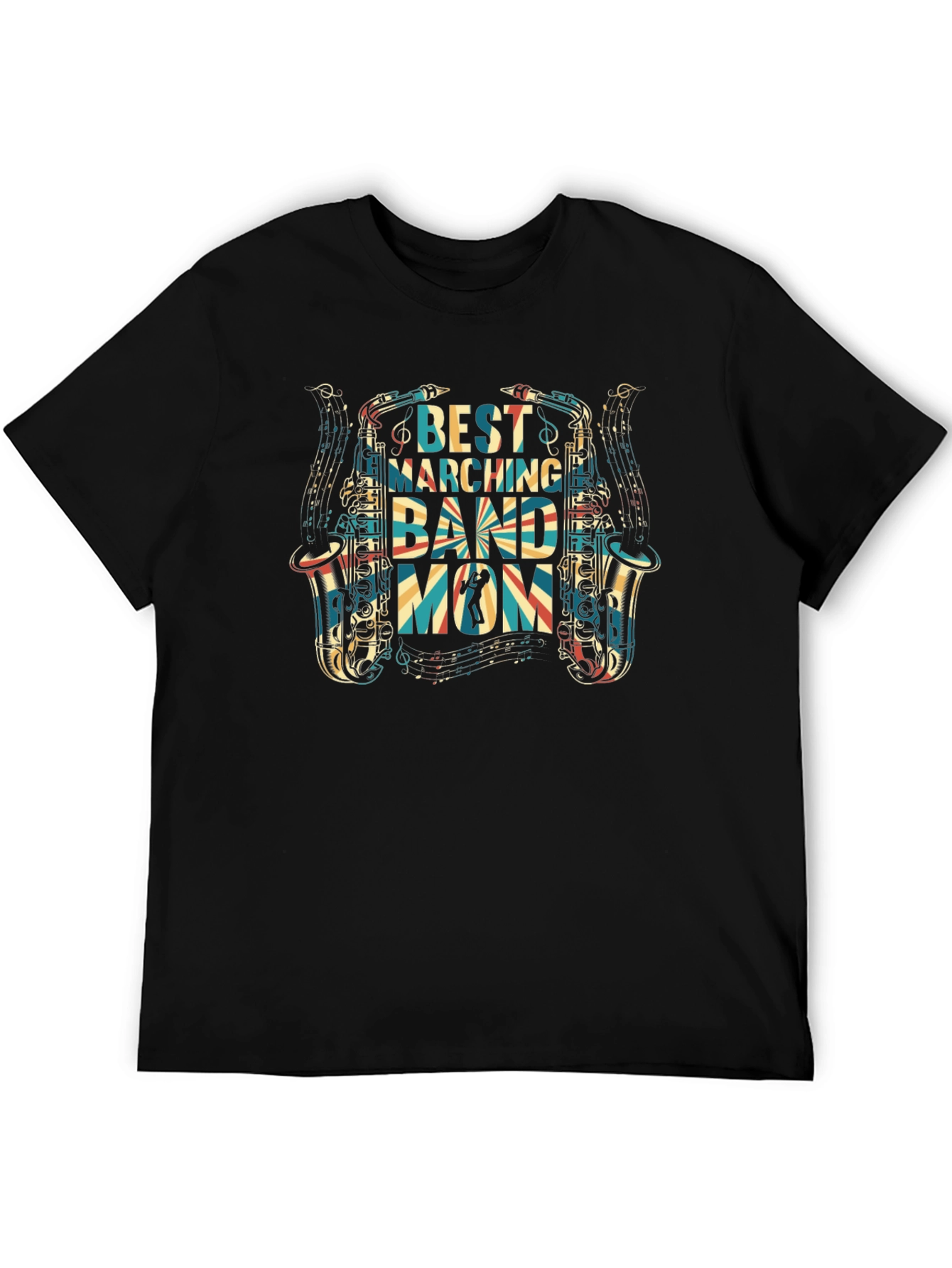Best Marching Band Mom Graphic Tee