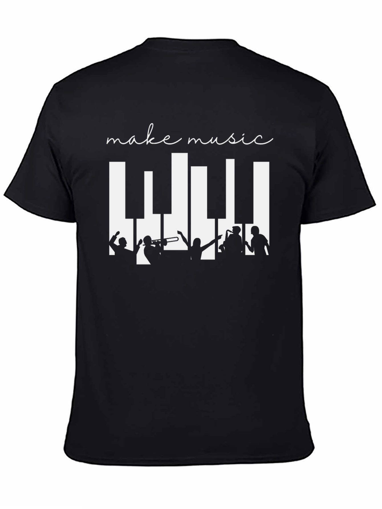 Make Music Graphic Tee - Band Design