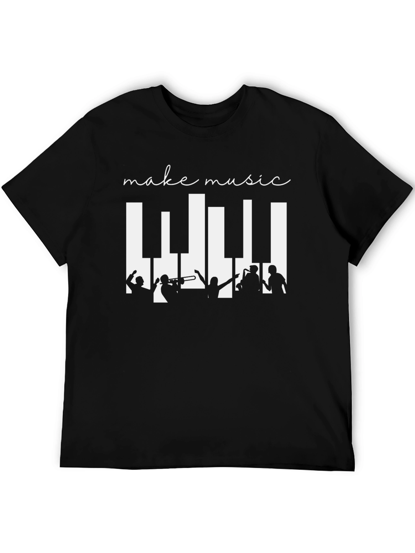 Make Music Graphic Tee - Band Design
