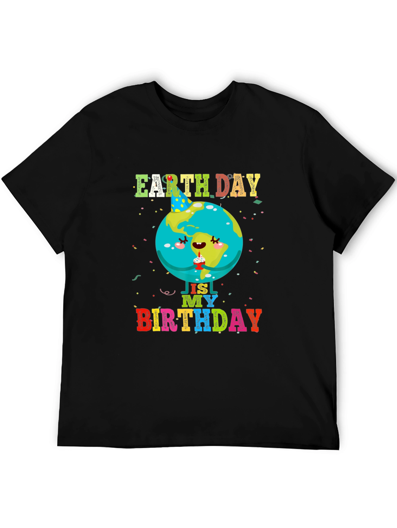 Earth Day Birthday T-Shirt - Celebration Tee