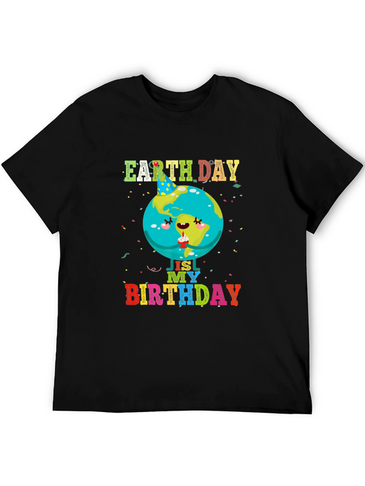 Earth Day Birthday T-Shirt - Celebration Tee