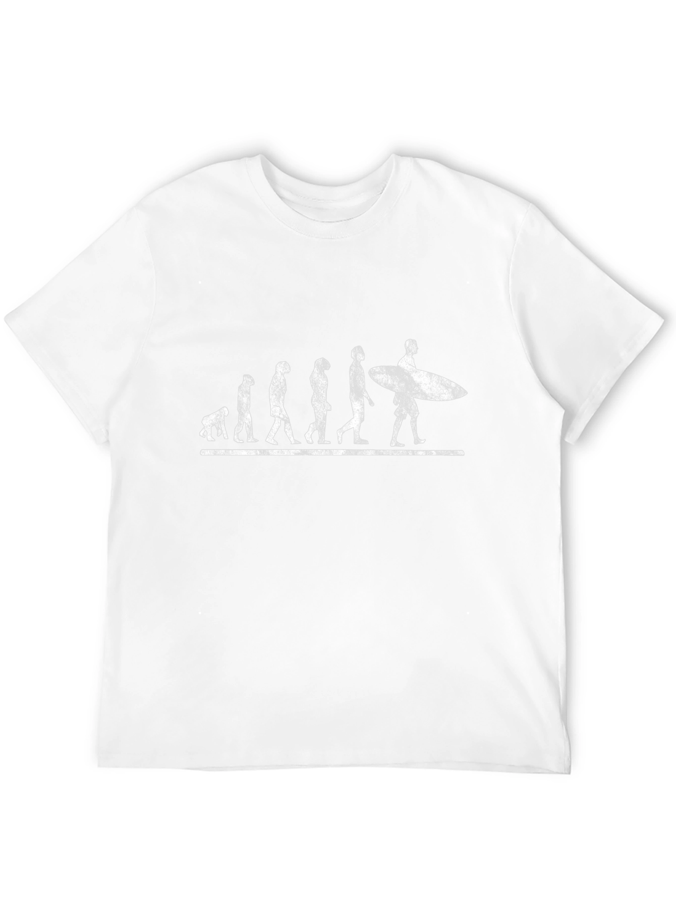 Evolution of Surfing Black T-Shirt