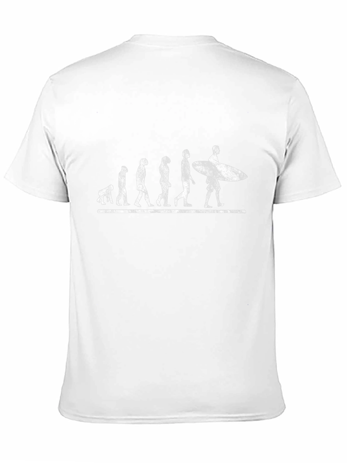 Evolution of Surfing Black T-Shirt