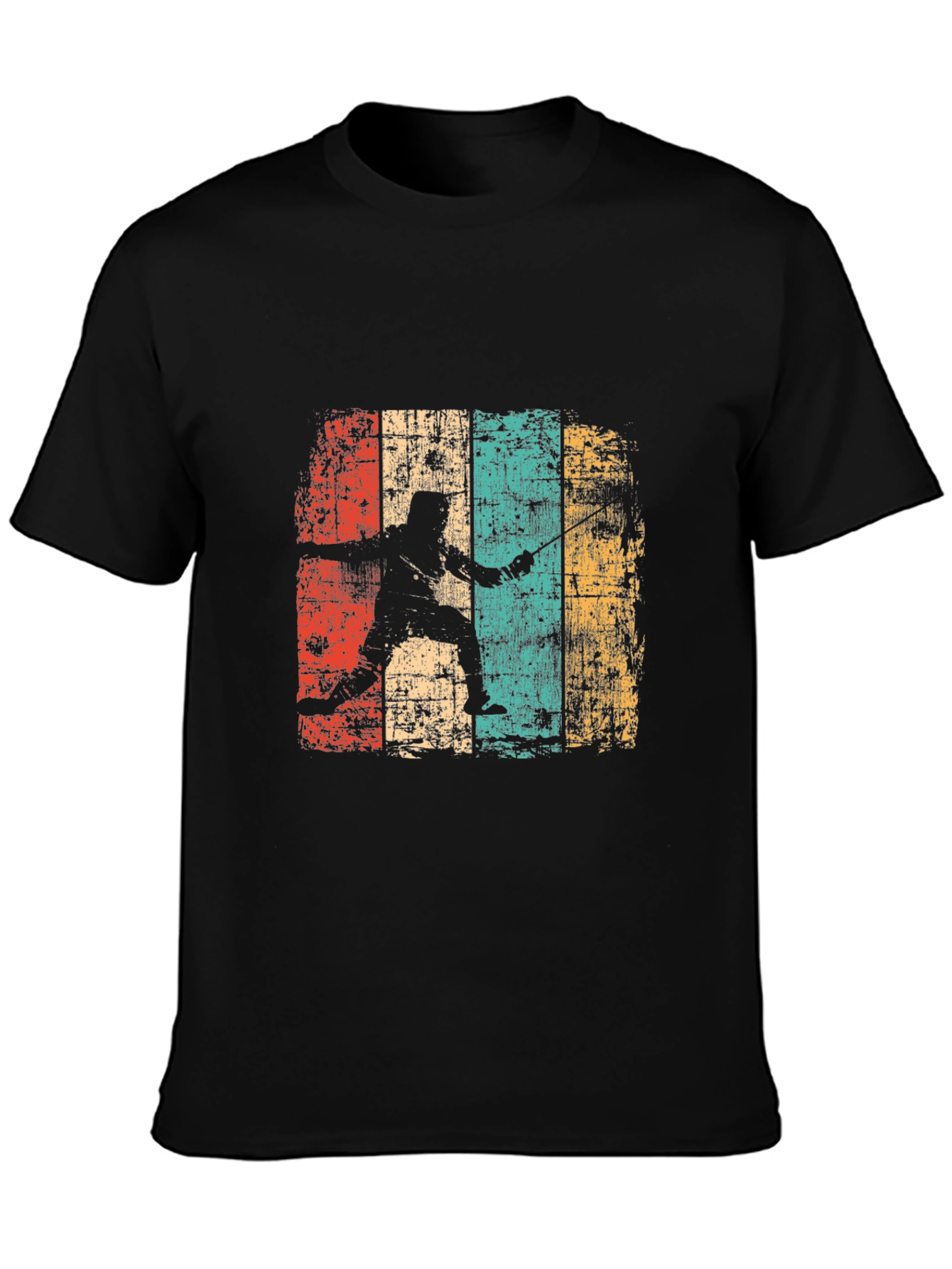 Retro Fencing Silhouette T-Shirt