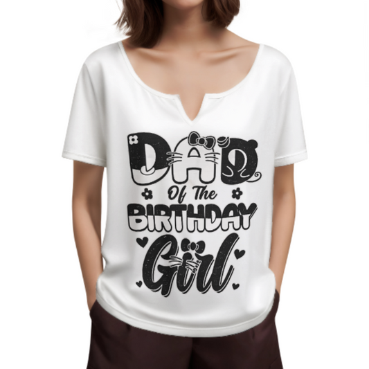 Birthday Girl Graphic Tee, Cute Celebration Streetwear Shirt, Oversized Party Typography T-Shirt, Monochrome Casual Fashion Top, Trendy Birthday Outfit Tee(z554)