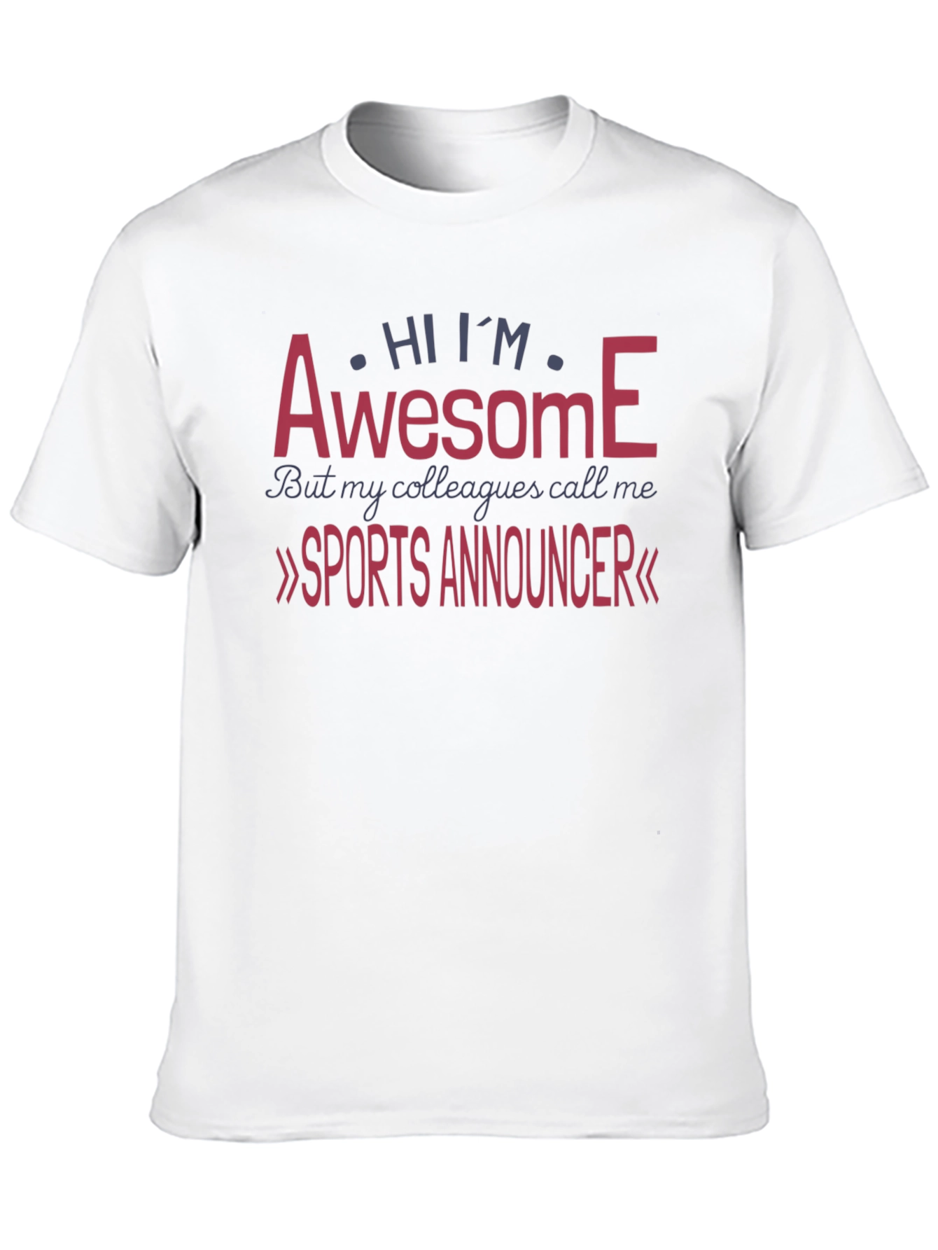 Awesome Sports Announcer Graphic Tee