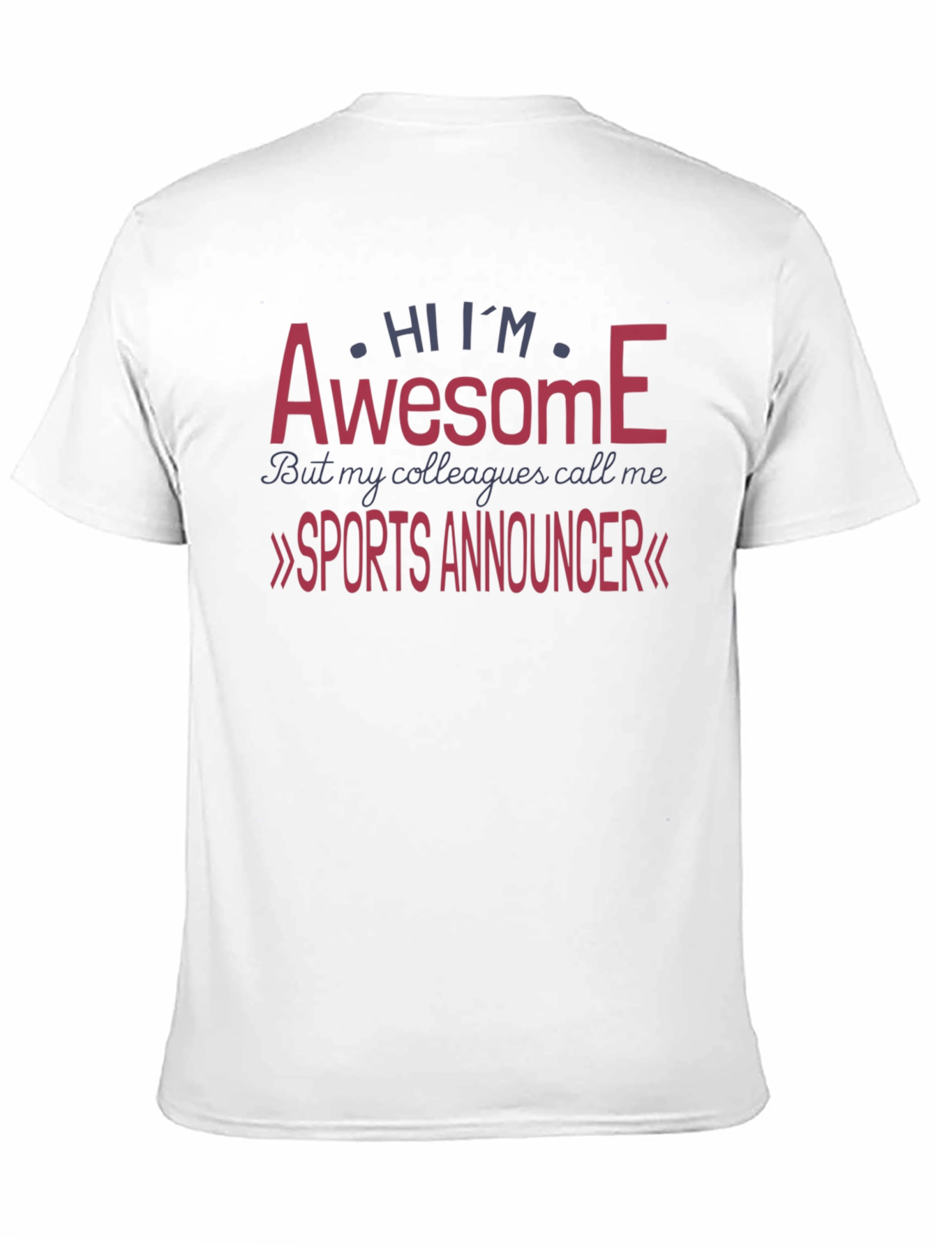 Awesome Sports Announcer Graphic Tee