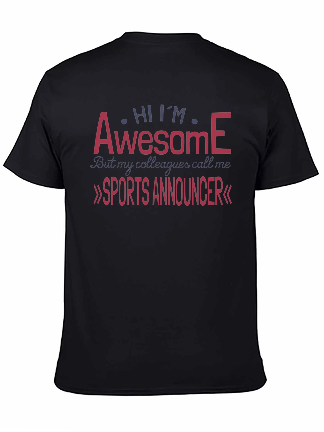 Awesome Sports Announcer Graphic Tee