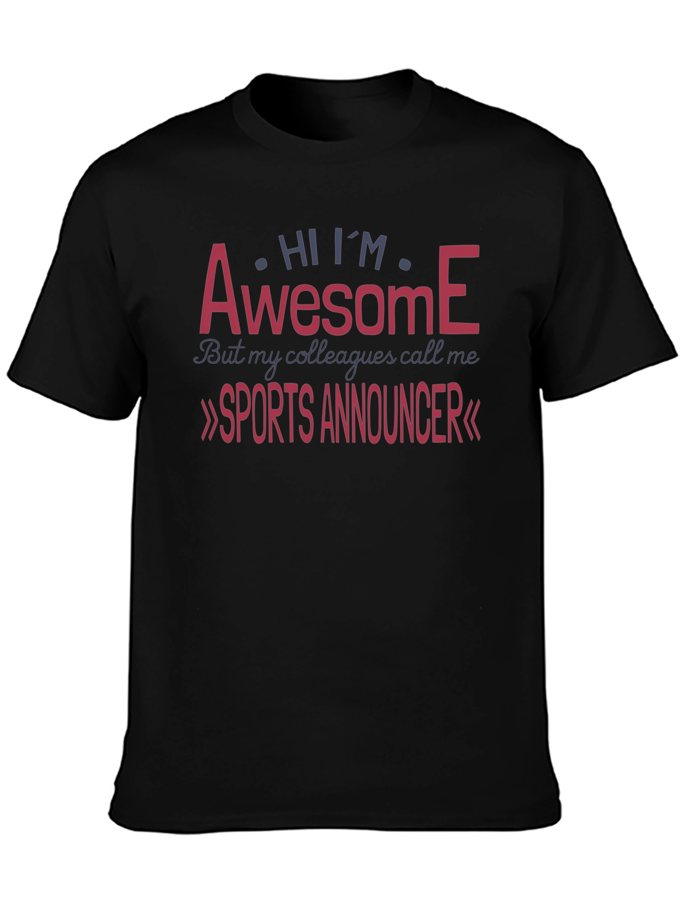 Awesome Sports Announcer Graphic Tee