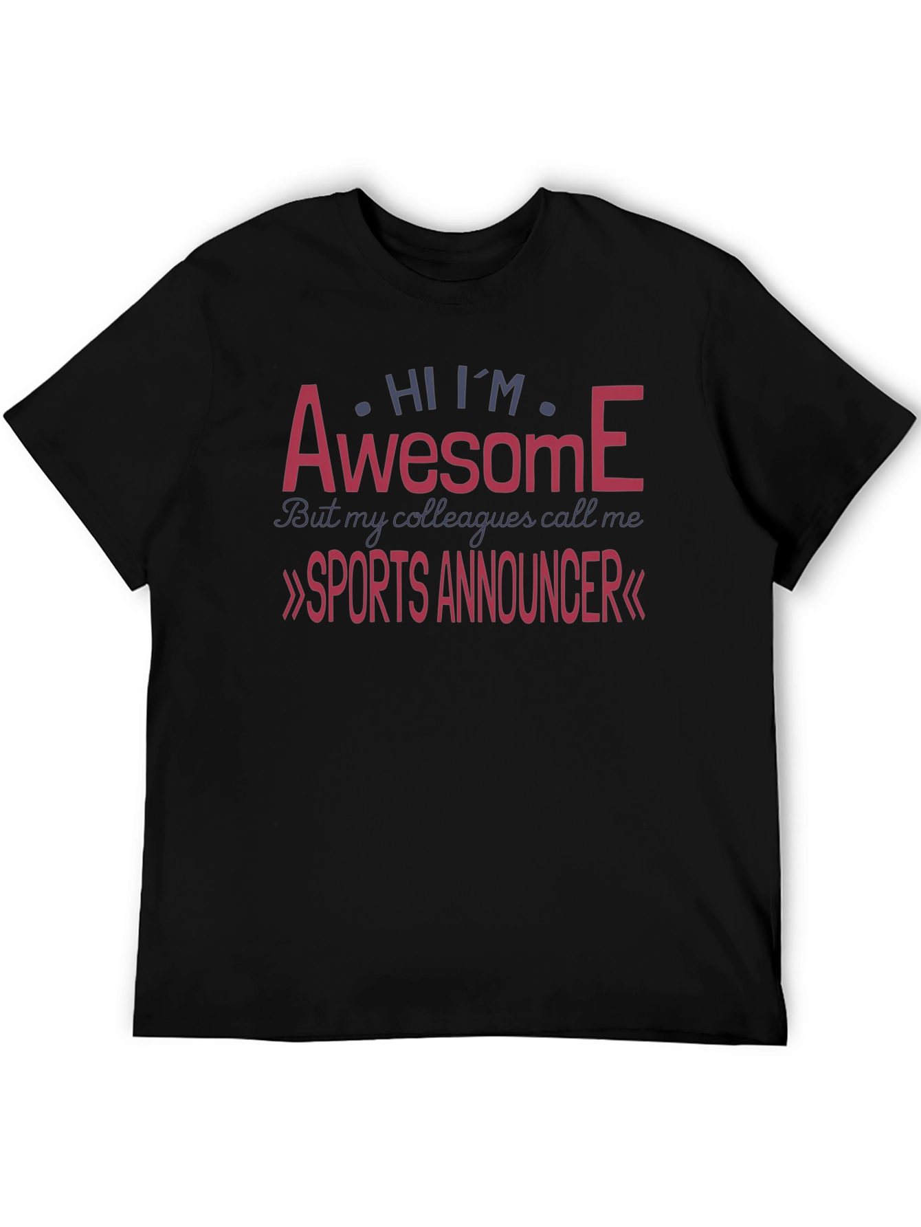 Awesome Sports Announcer Graphic Tee