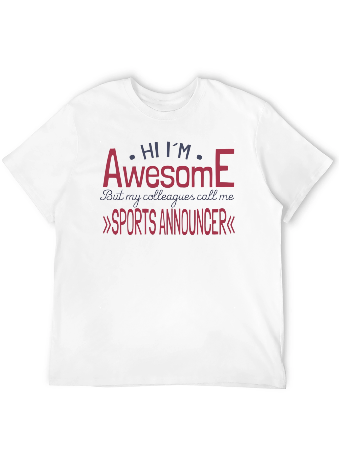 Awesome Sports Announcer Graphic Tee