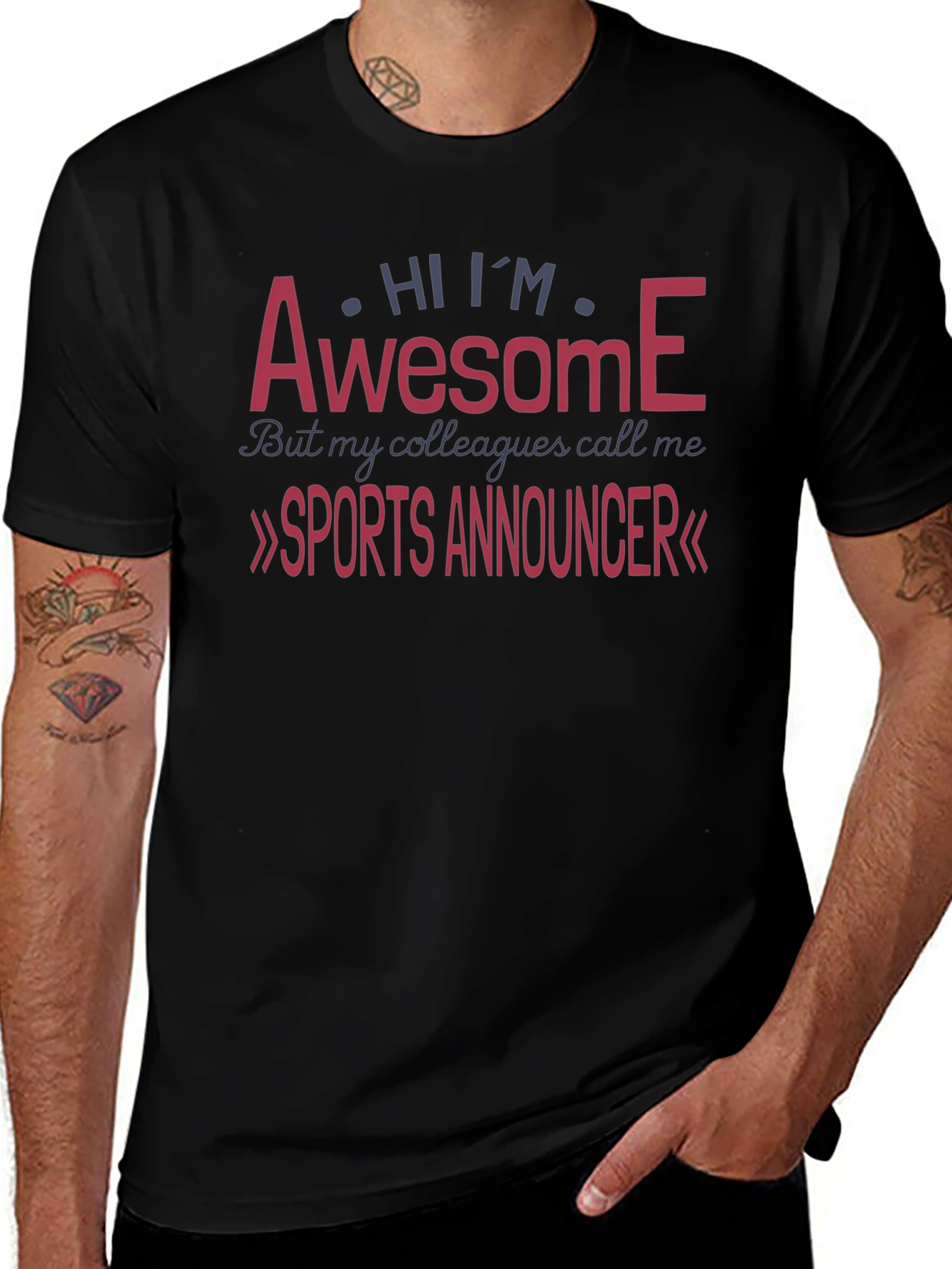 Awesome Sports Announcer Graphic Tee