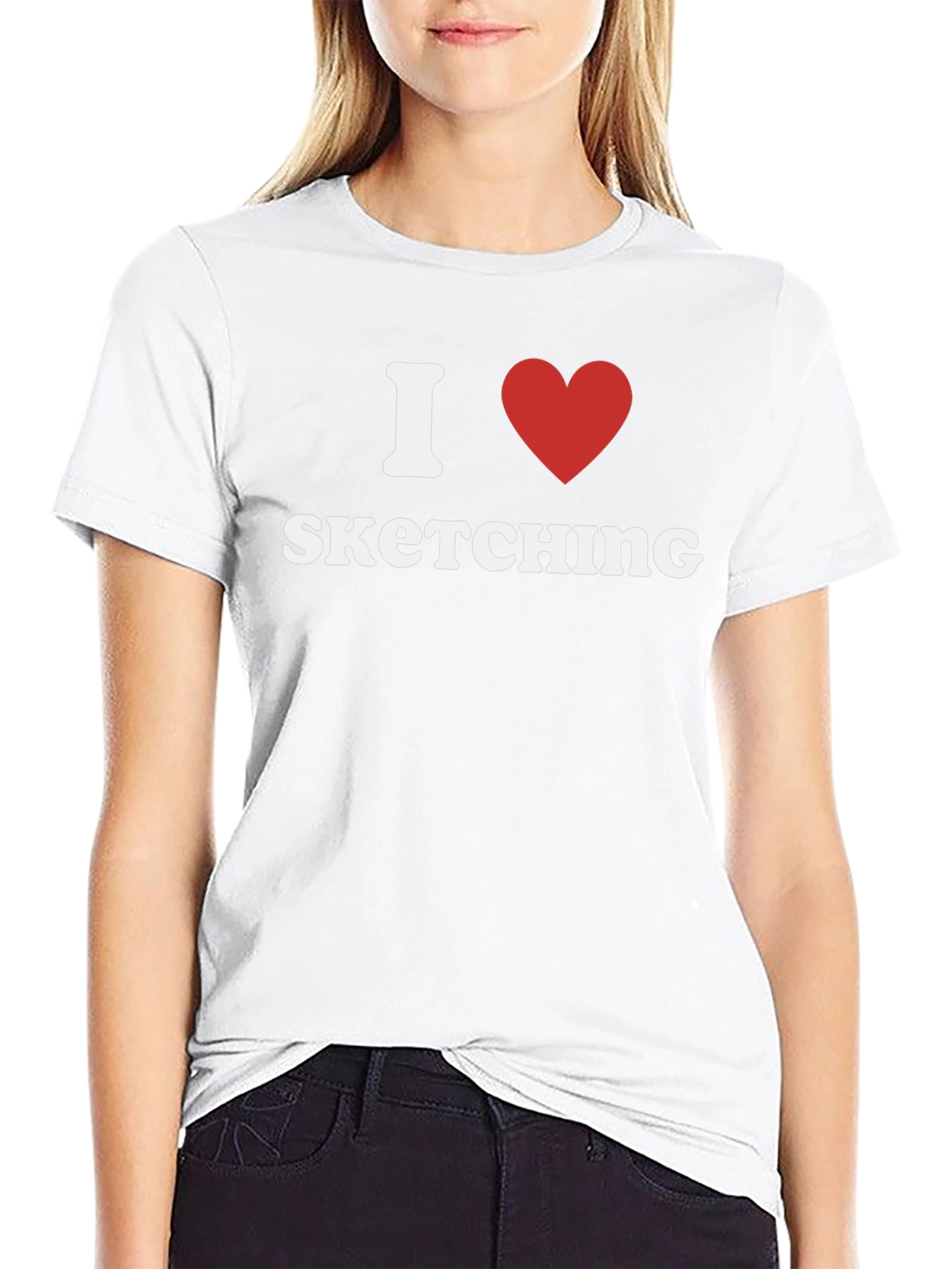 I Heart Sketching T-Shirt