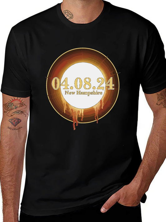 Total Solar Eclipse April 8 2024 New Hampshire T-Shirt
