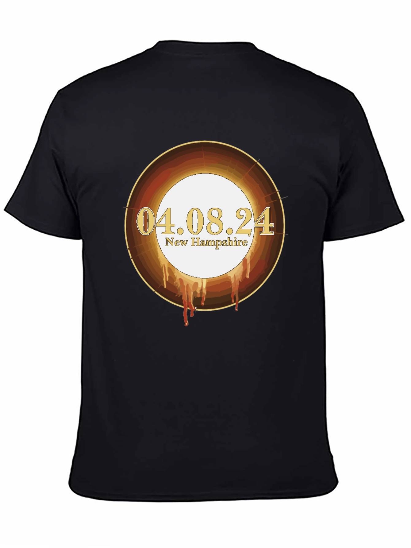 Total Solar Eclipse April 8 2024 New Hampshire T-Shirt