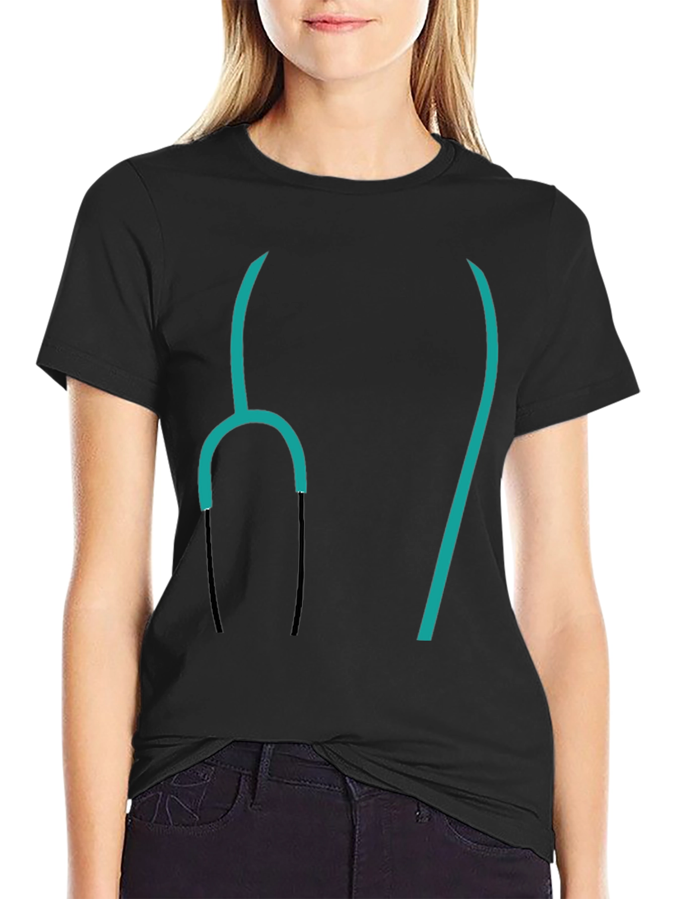 Doctor Stethoscope Graphic Tee - Medical Professional Shirt