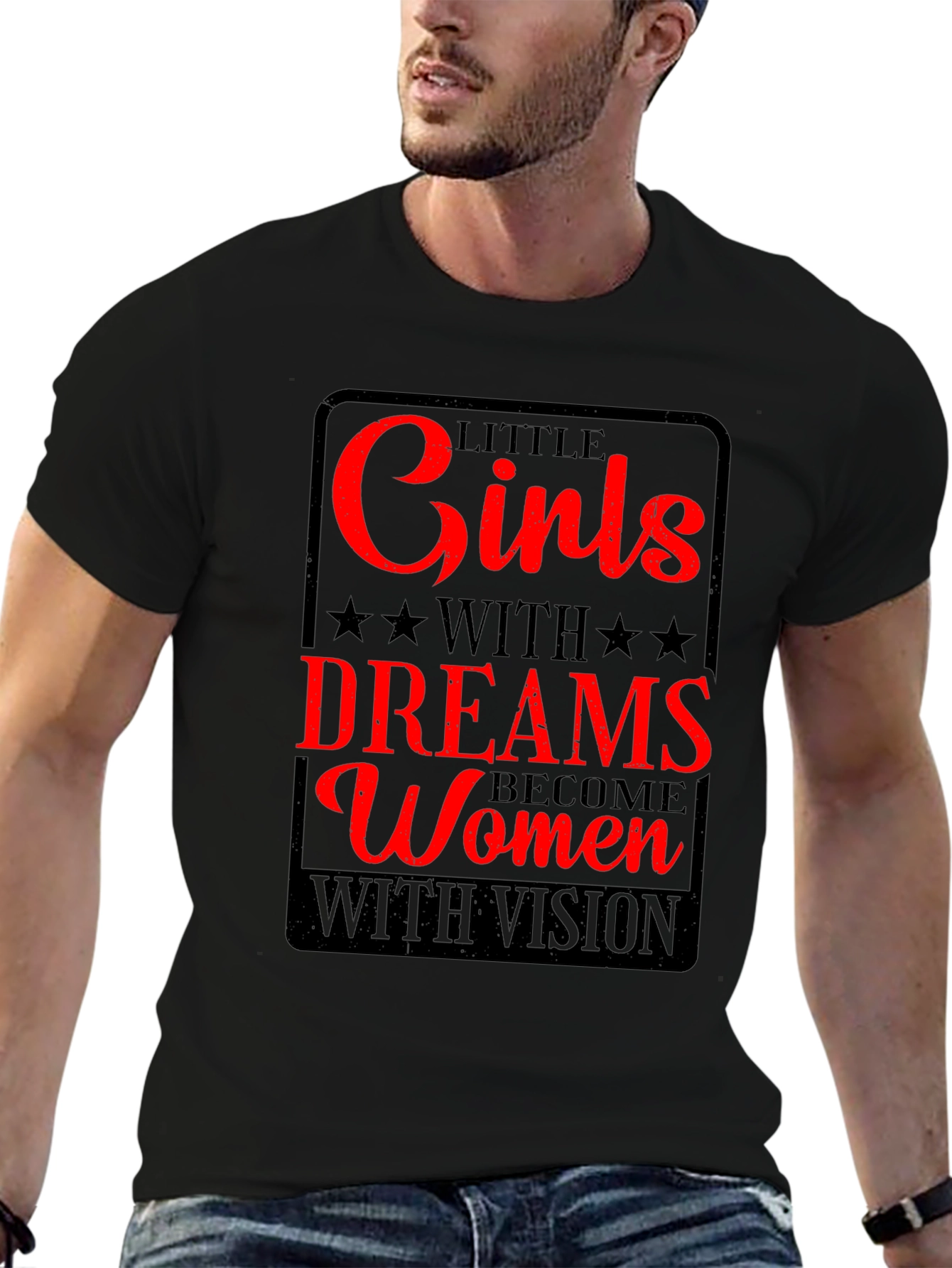 Inspirational Womens T-Shirt - Girls With Dreams