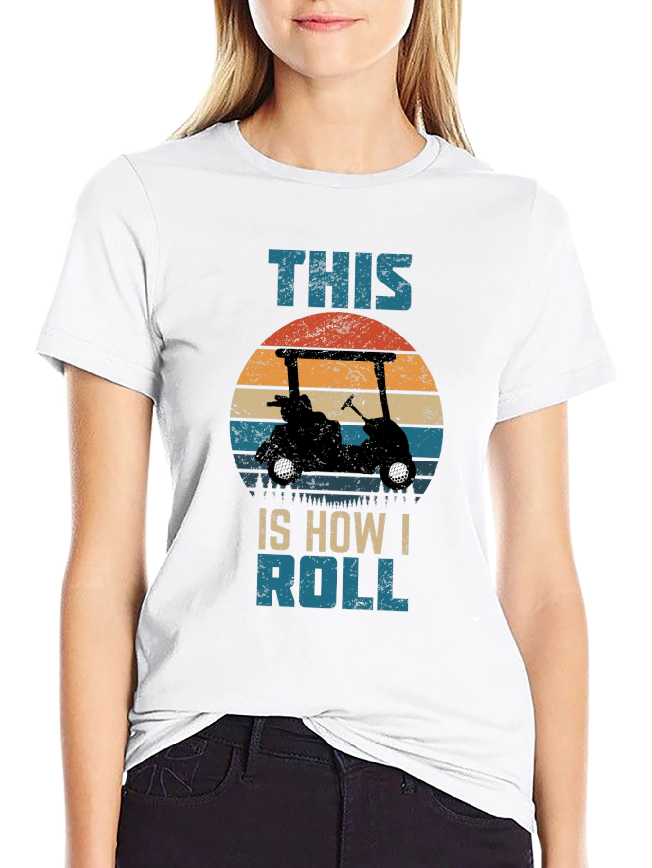 This is How I Roll Golf Cart T-Shirt