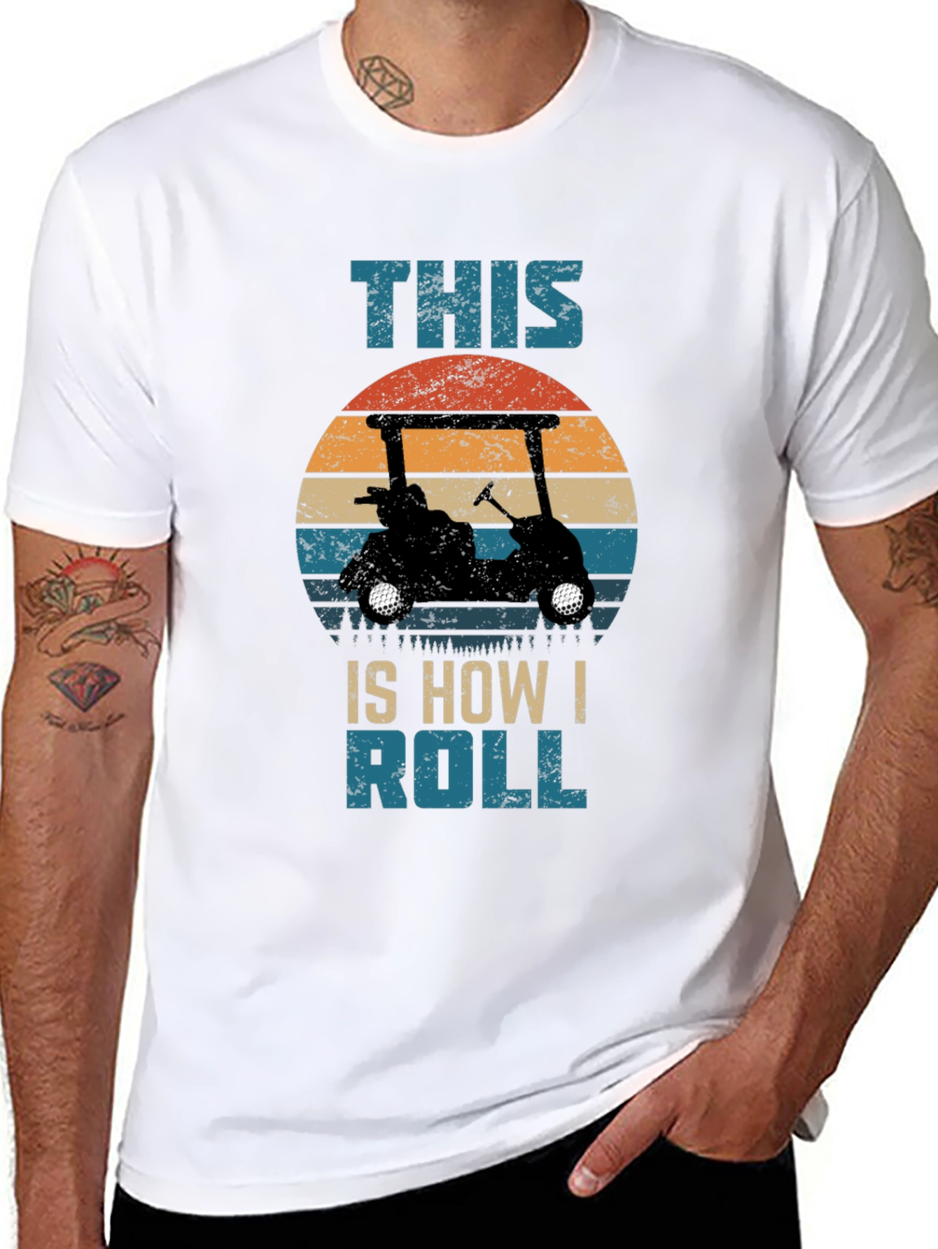 This is How I Roll Golf Cart T-Shirt