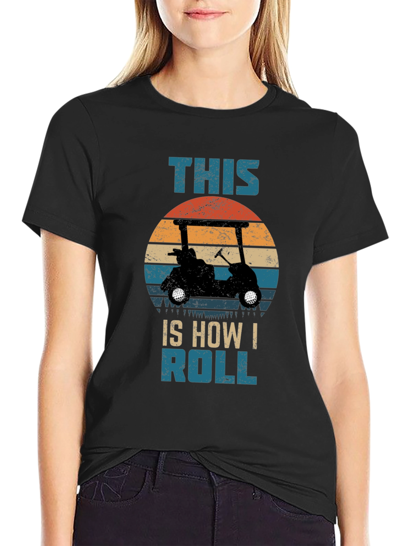 This is How I Roll Golf Cart T-Shirt
