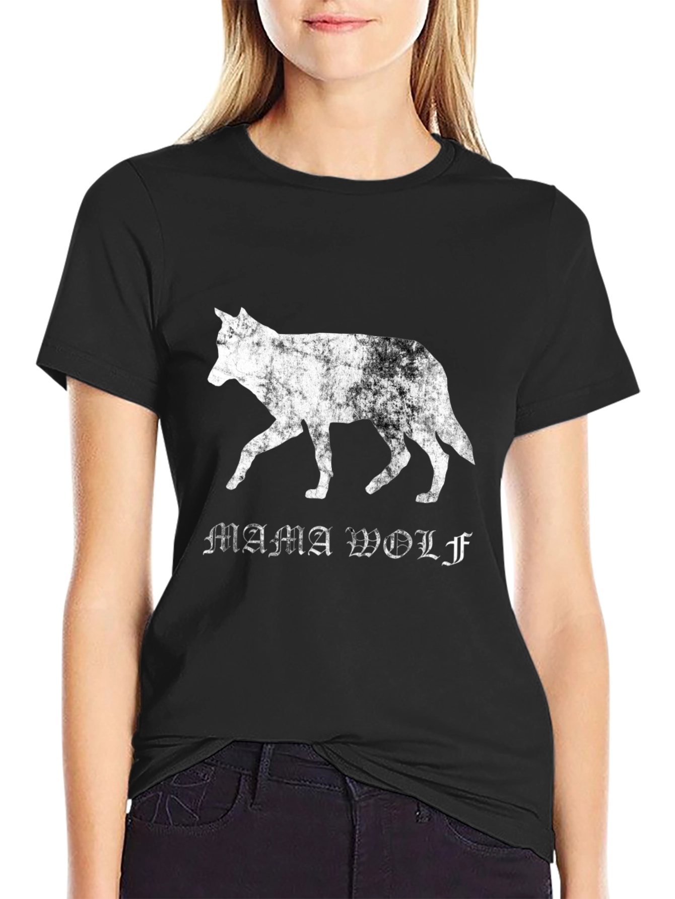 Mama Wolf Graphic T-Shirt