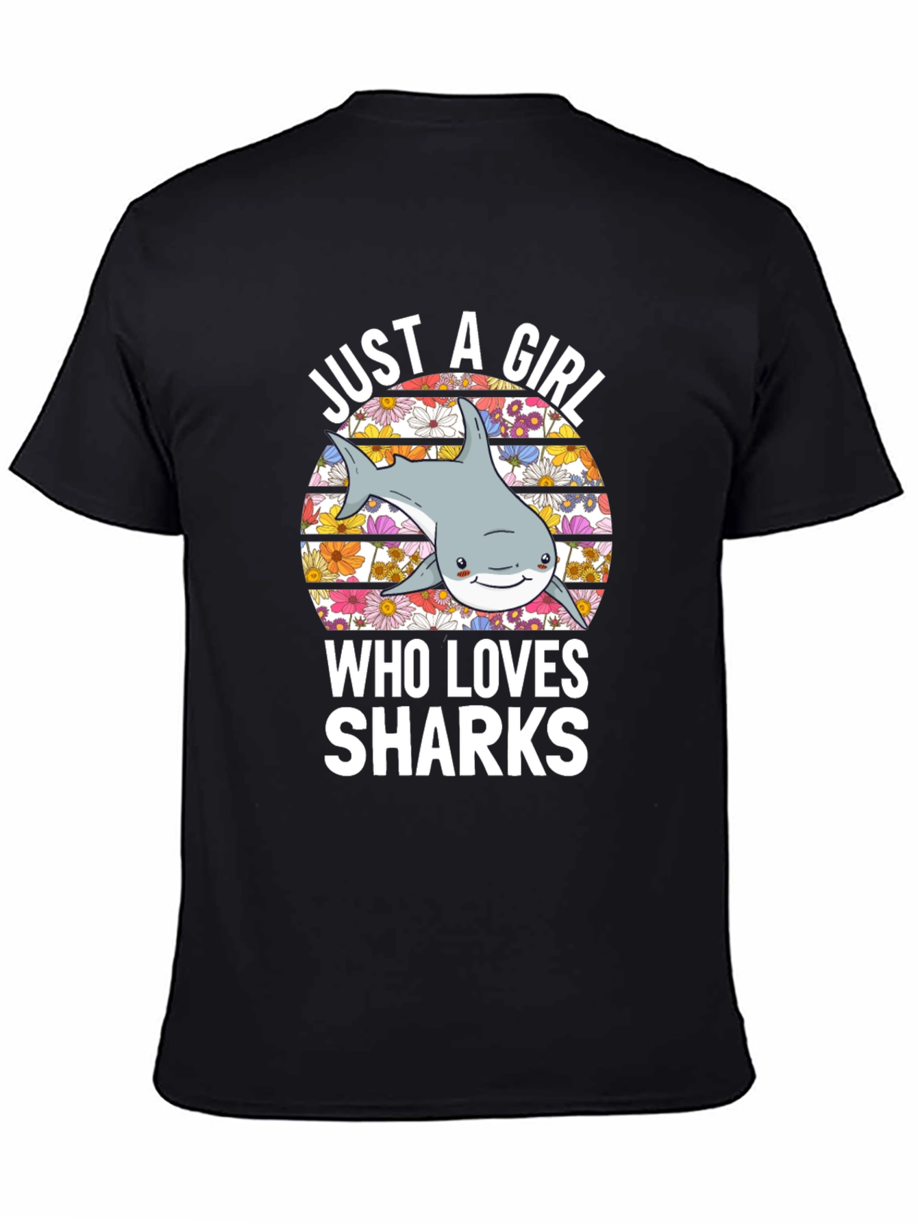 Just A Girl Who Loves Sharks T-Shirt