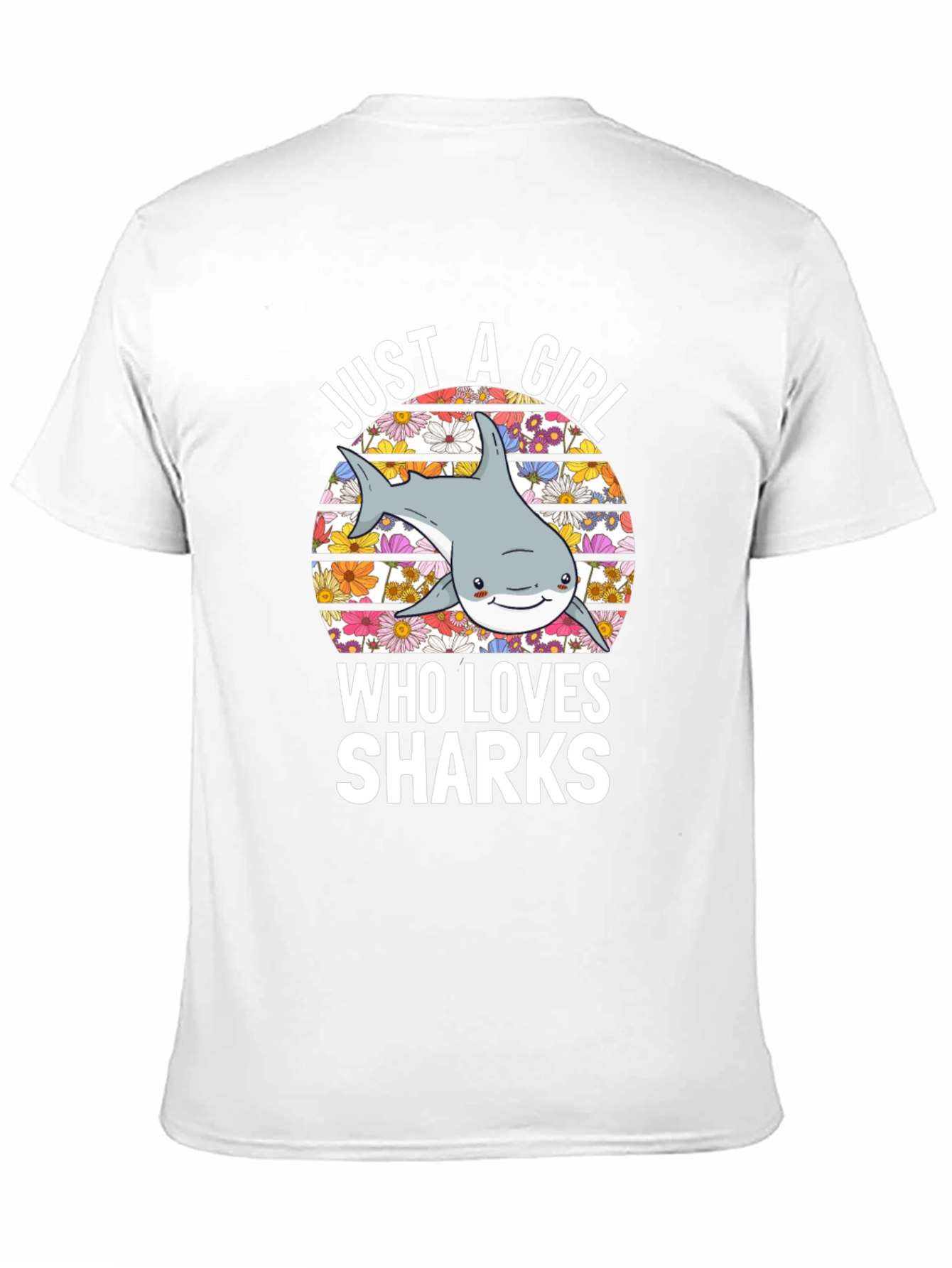 Just A Girl Who Loves Sharks T-Shirt