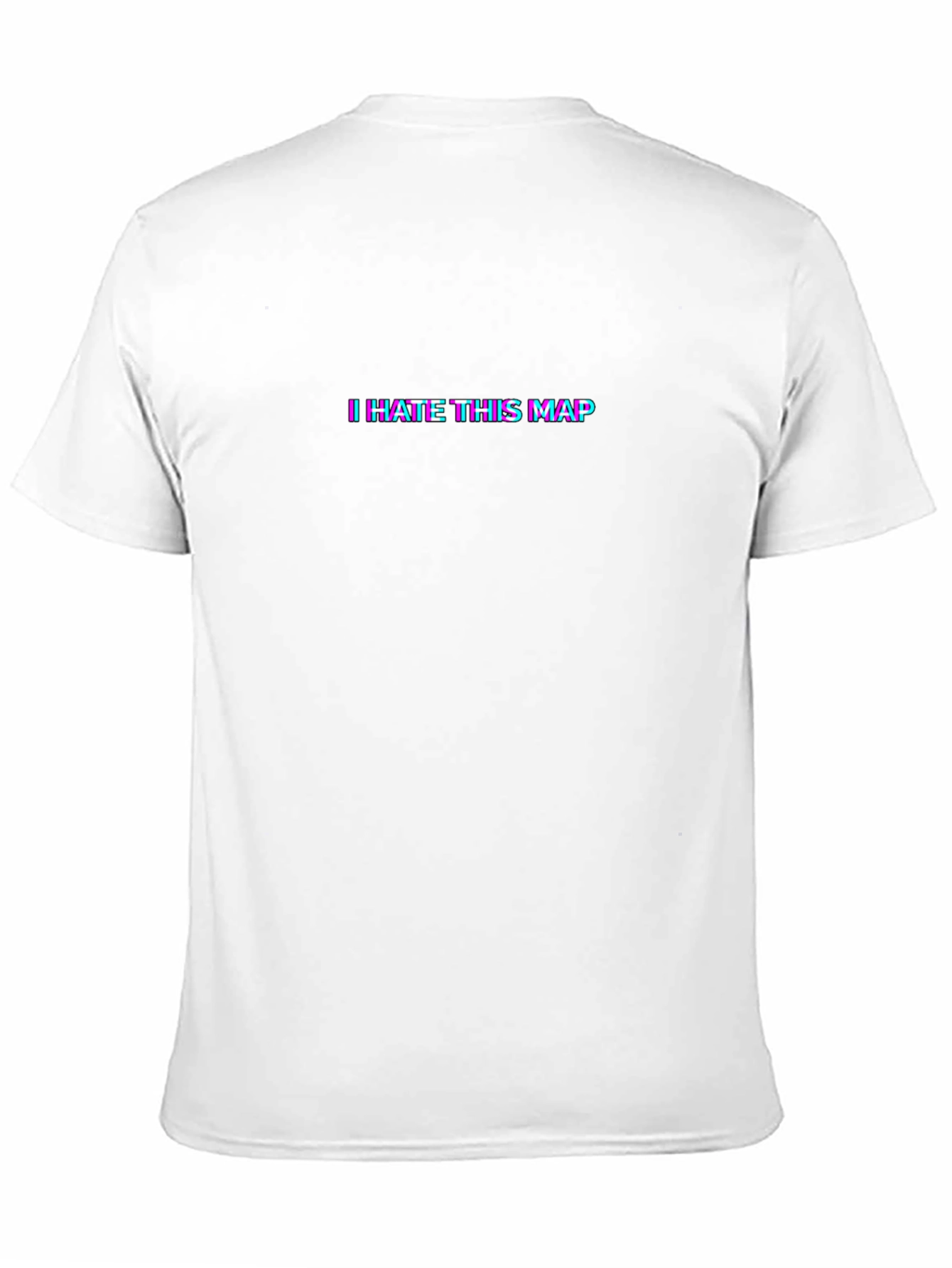 I Hate This Map Black T-Shirt